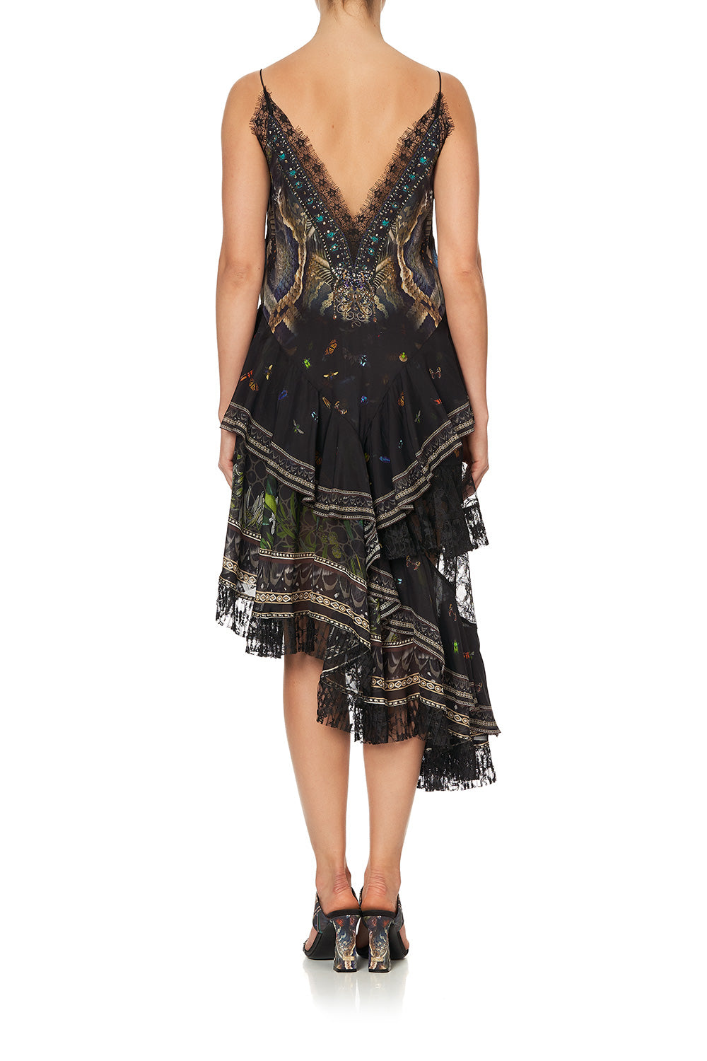 LAYERED ASYMMETRICAL DRESS MATERNAL INSTINCT