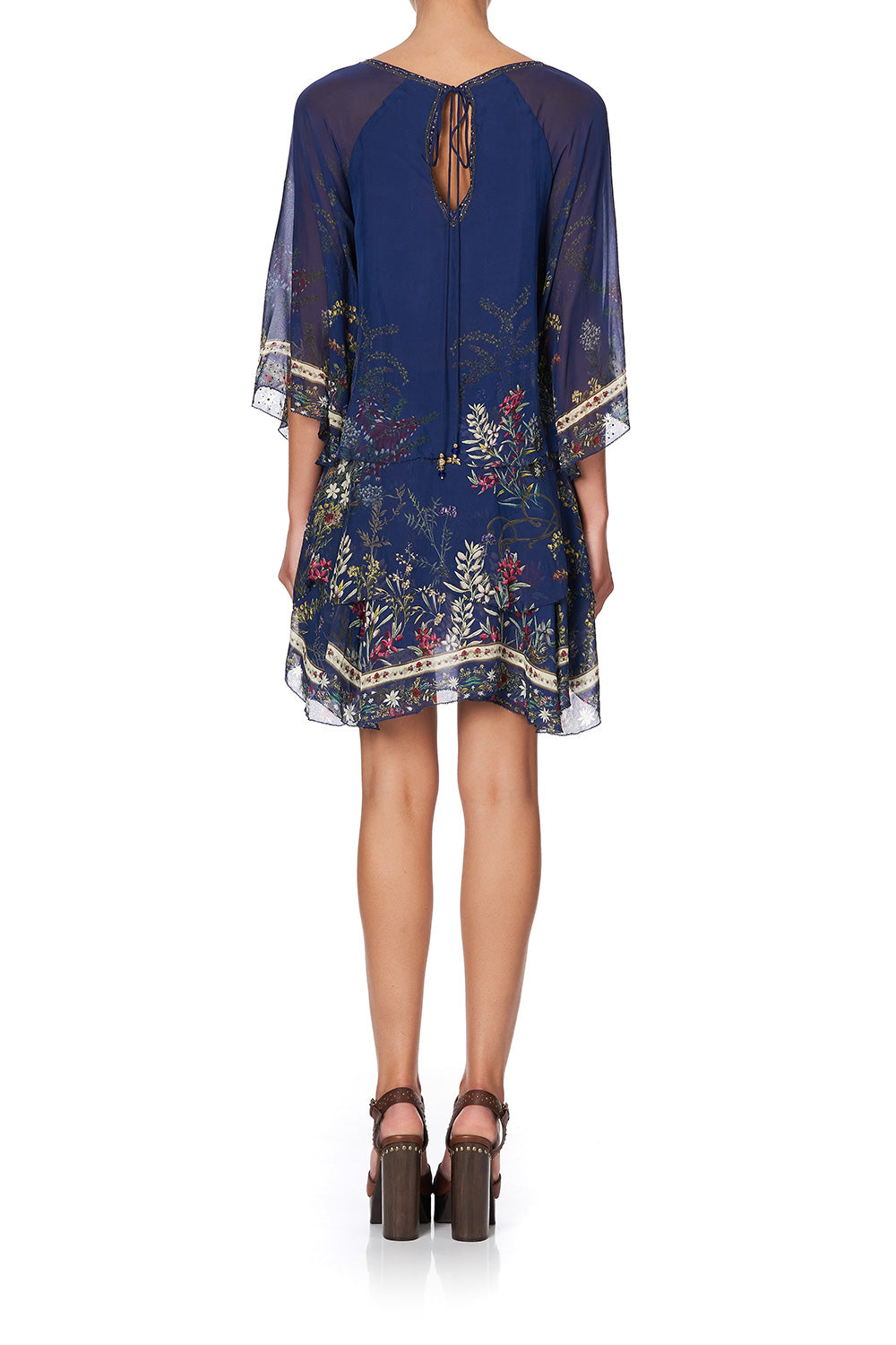 LAYERED FRILL SHORT DRESS WINGS IN ARMS