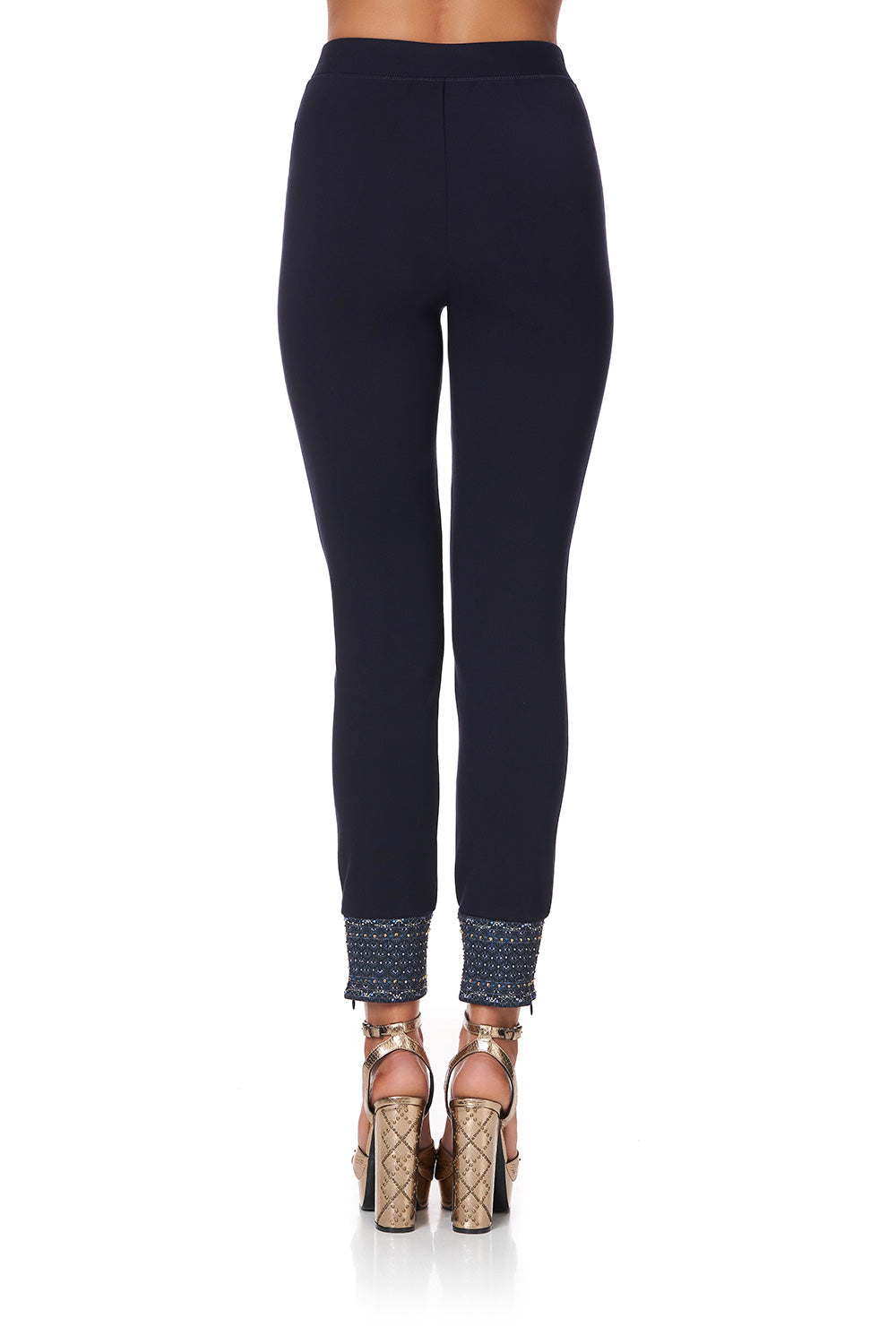 LEGGINGS WITH CONTRAST CUFF ITS A SIGN