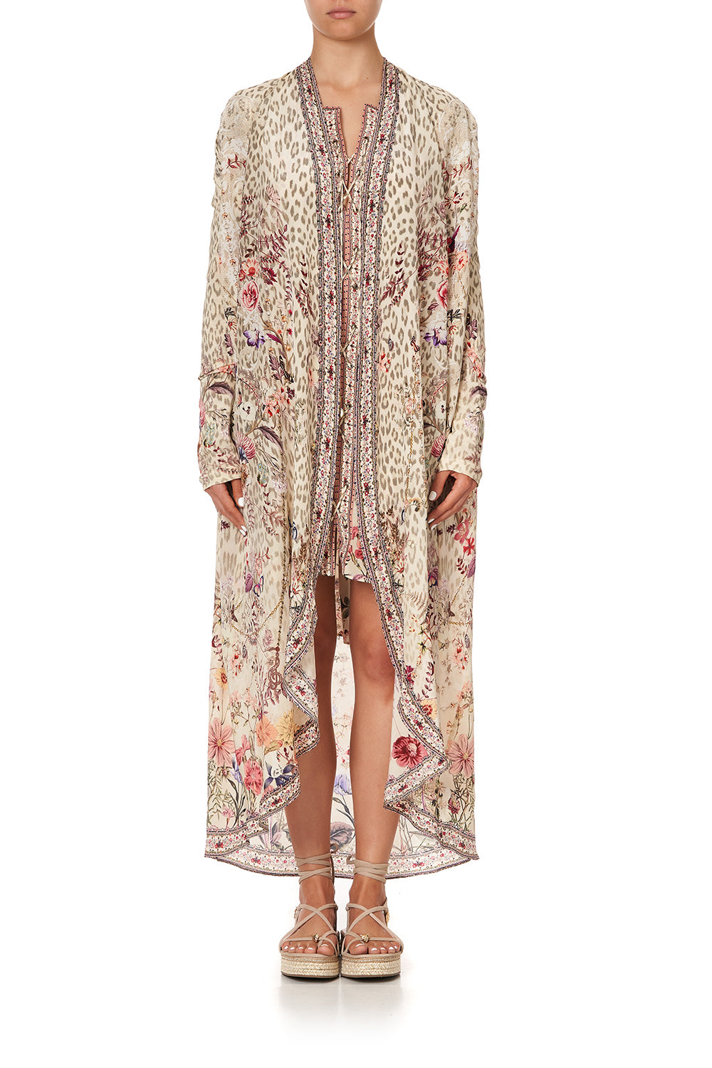 LONG CASUAL JACKET WITH POCKETS DRIFTING DREAMER