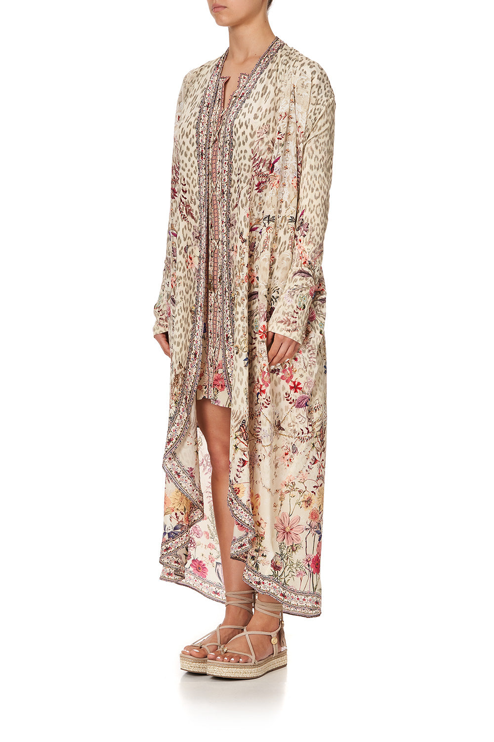 LONG CASUAL JACKET WITH POCKETS DRIFTING DREAMER