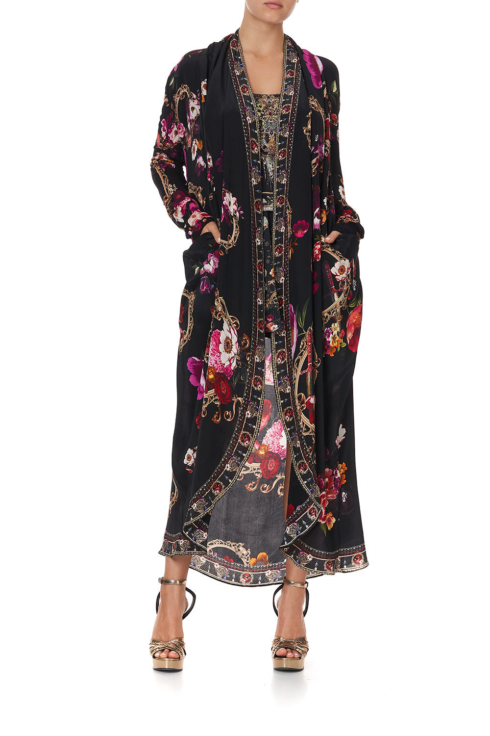 LONG CASUAL JACKET WITH POCKETS MIRROR MIRROR