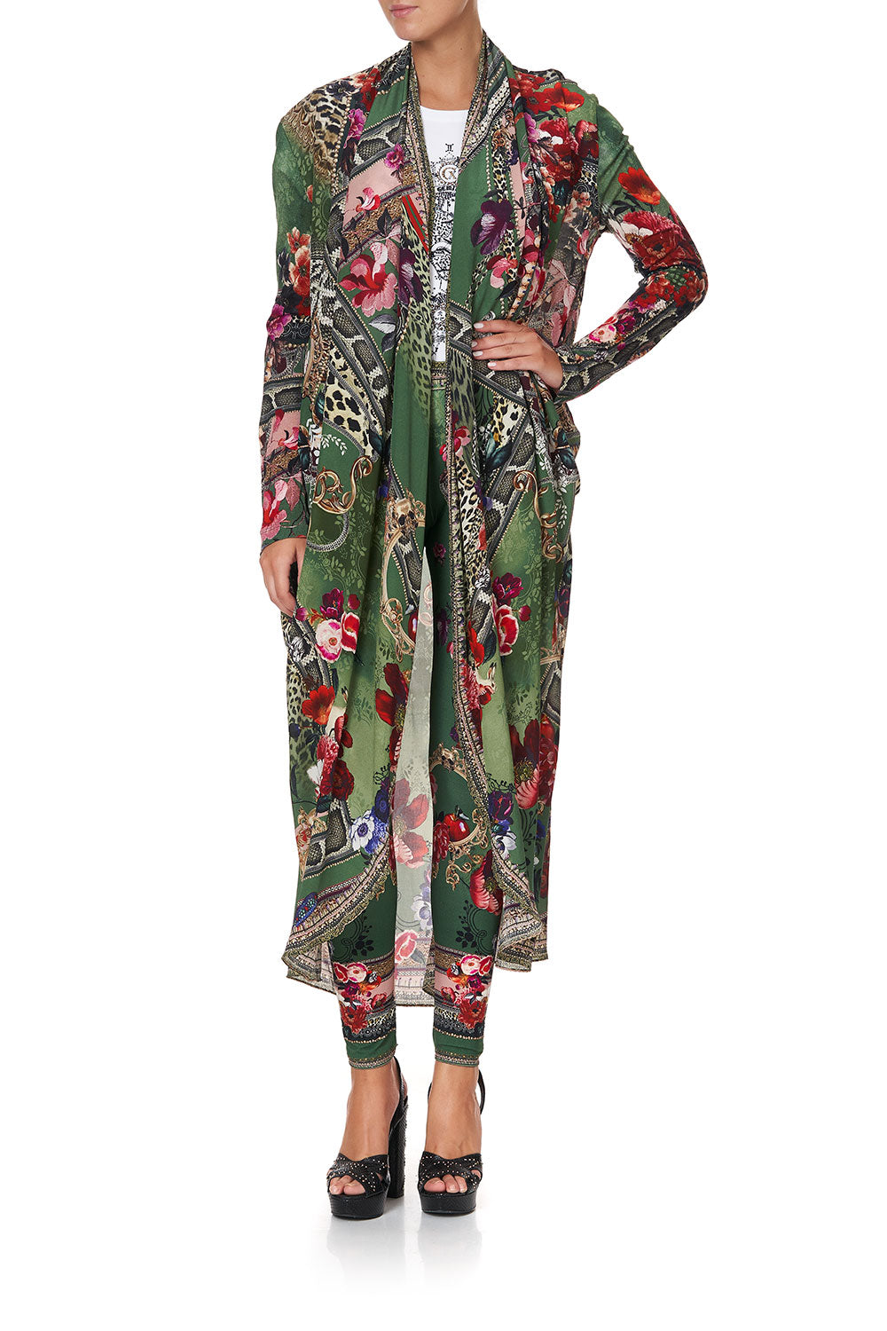 LONG CASUAL JACKET WITH POCKETS TALES OF TIME