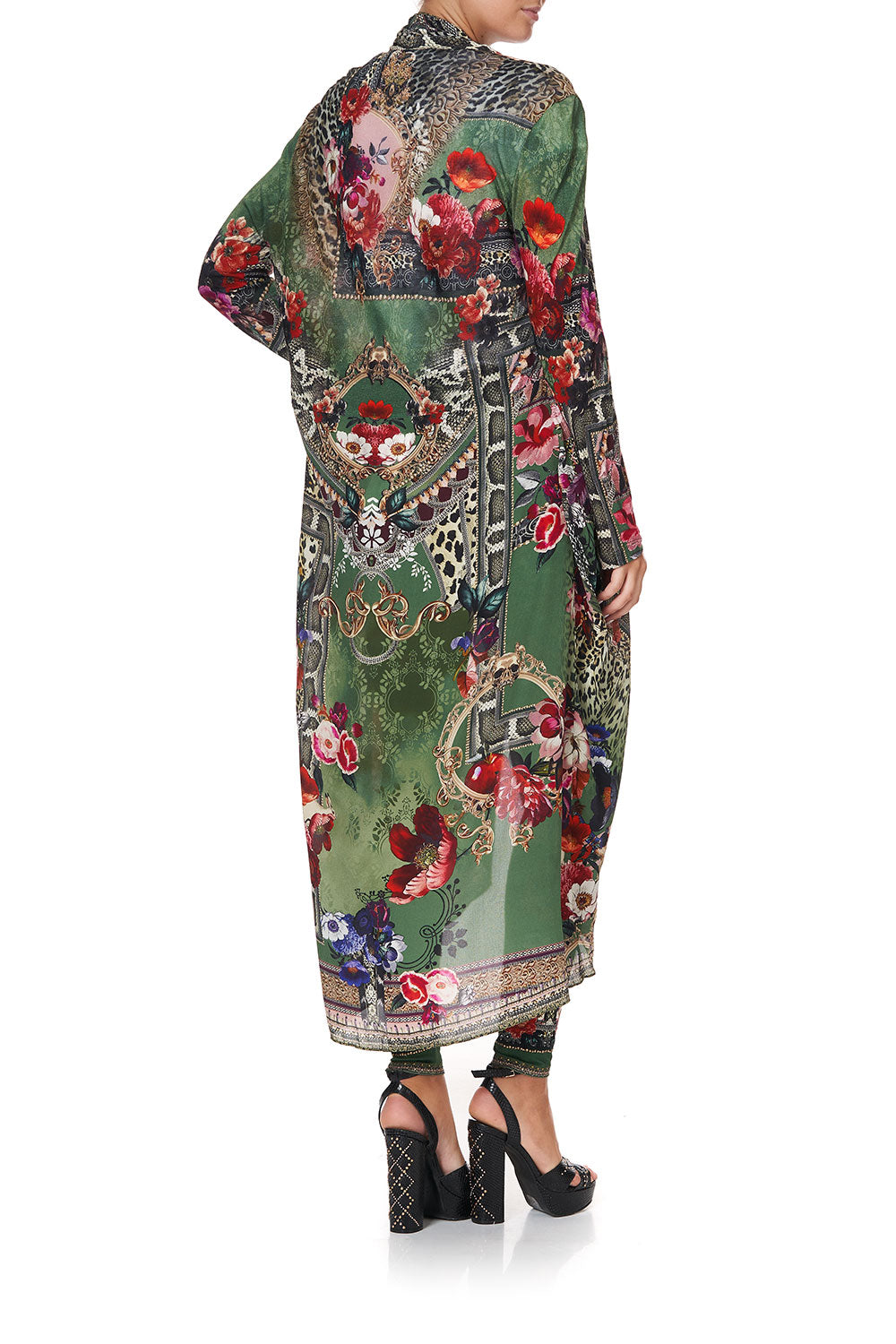 LONG CASUAL JACKET WITH POCKETS TALES OF TIME