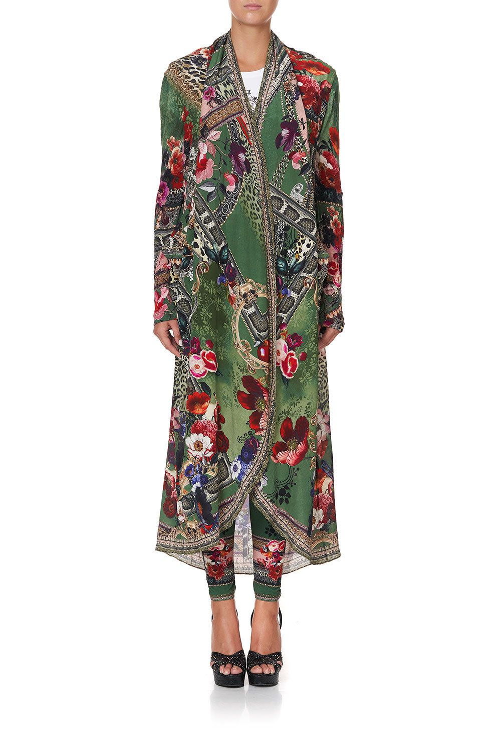 LONG CASUAL JACKET WITH POCKETS TALES OF TIME