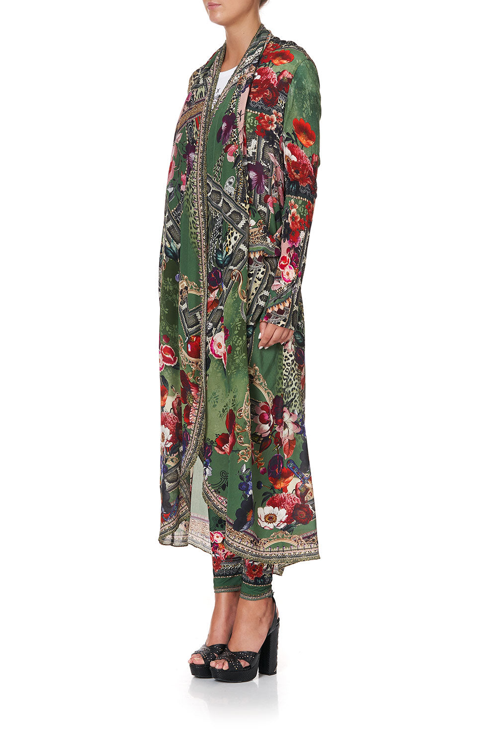 LONG CASUAL JACKET WITH POCKETS TALES OF TIME