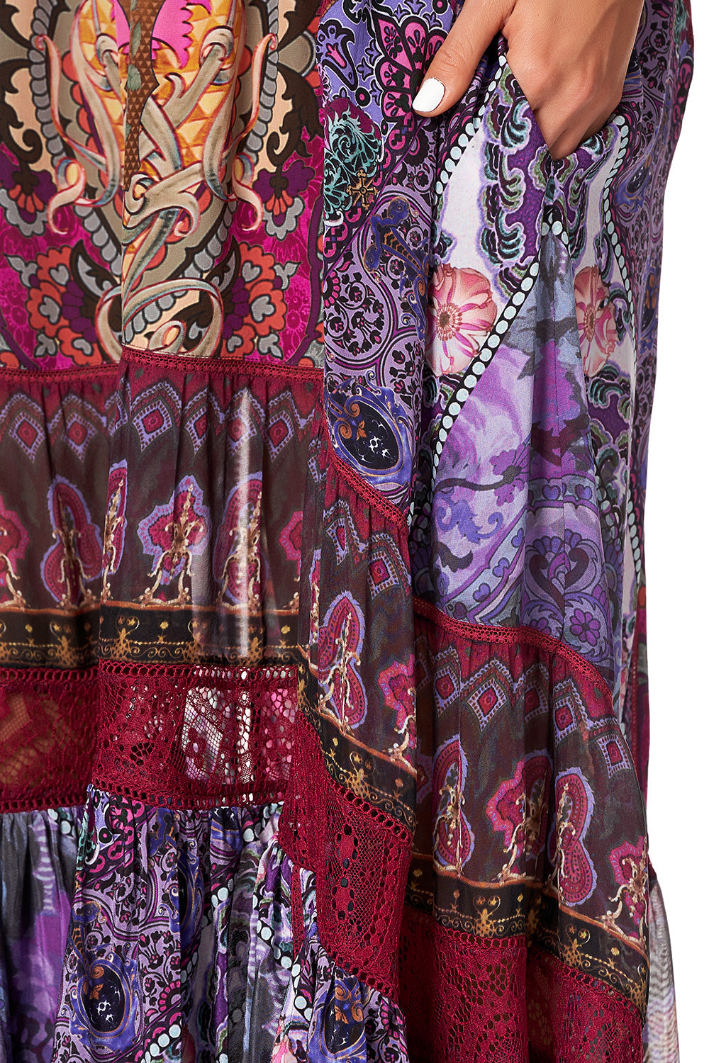 SPLICED MAXI DRESS DAUGHTER'S DESTINY