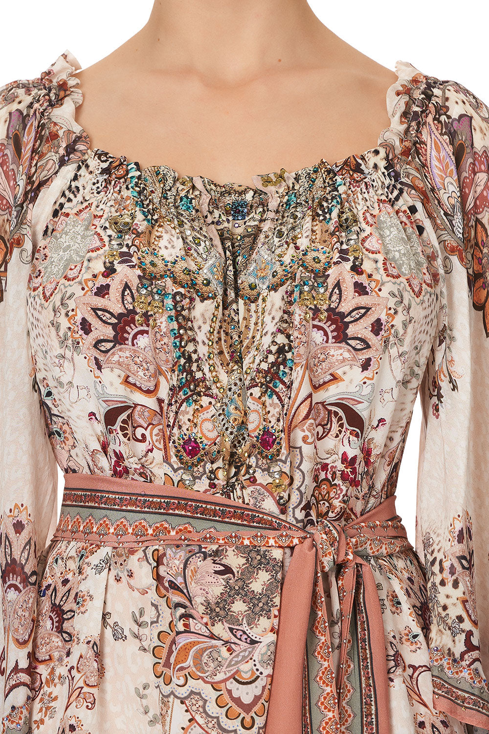 LONG DRESS WITH HANDKERCHIEF HEM TALES OF TALITHA