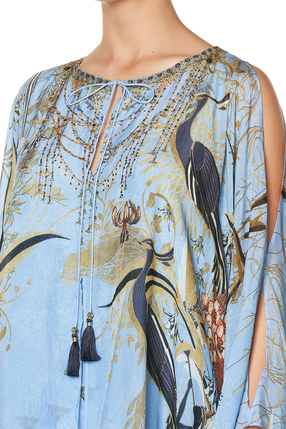 LONG SHEER OVERLAY DRESS FAIRY FOUNTAIN