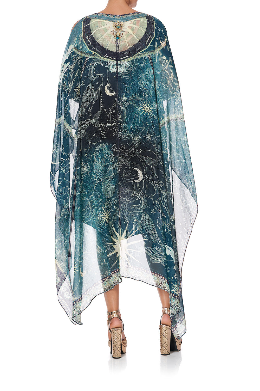 LONG SHEER OVERLAY DRESS INTO THE MYSTIQUE