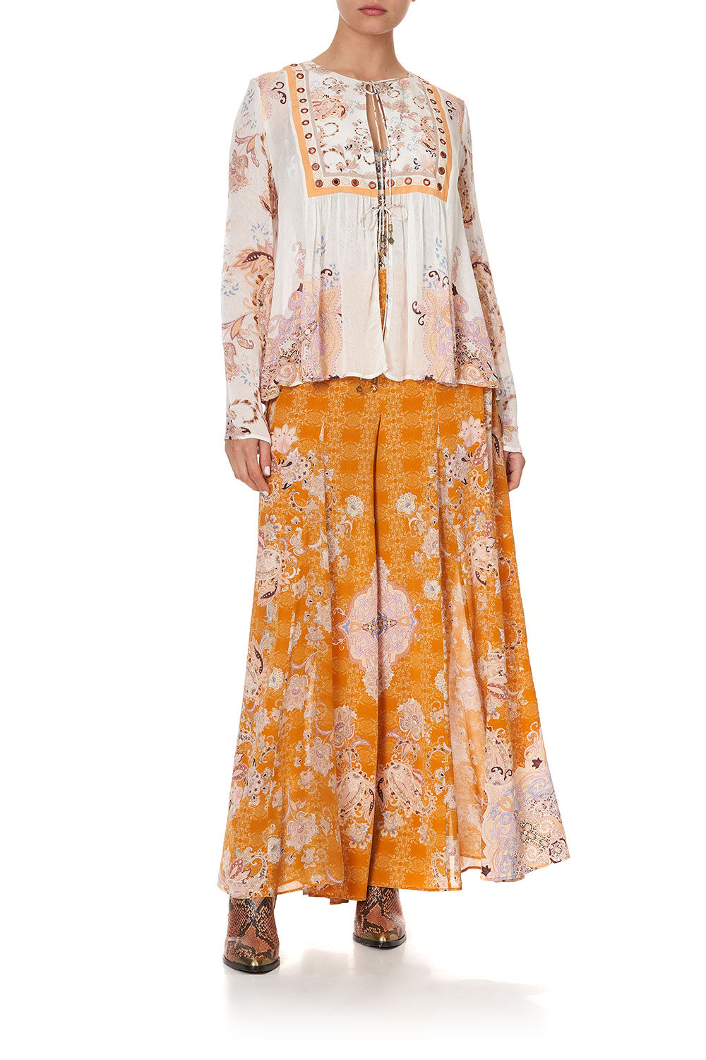 LONG SLEEVE BIB TOP MARRAKESH MAIDEN