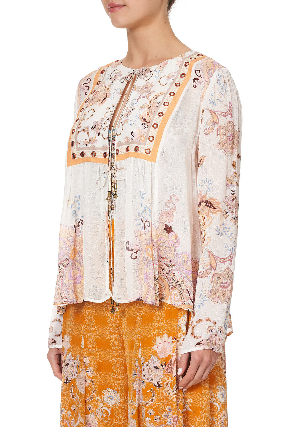 LONG SLEEVE BIB TOP MARRAKESH MAIDEN