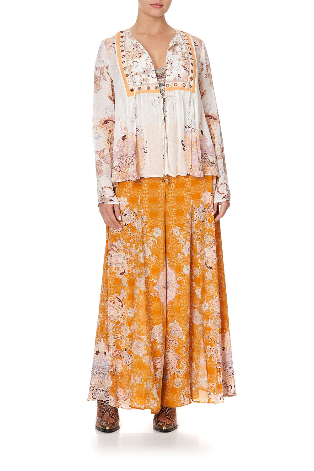 LONG SLEEVE BIB TOP MARRAKESH MAIDEN