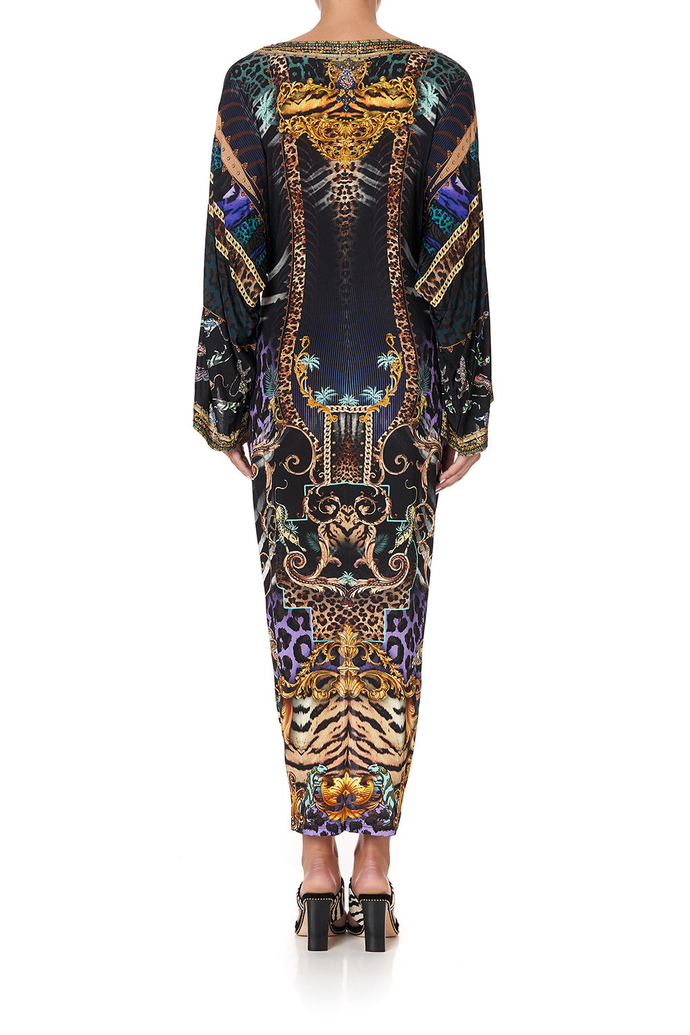 LONG SPLIT FRONT TWIST DRESS SHES GOT GRACE