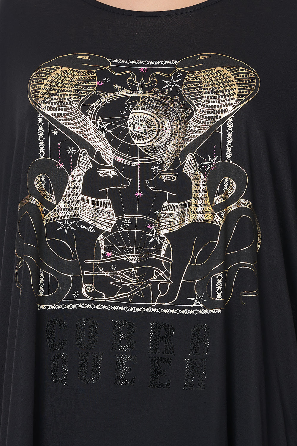 LOOSE FIT ROUND NECK TEE COBRA KING