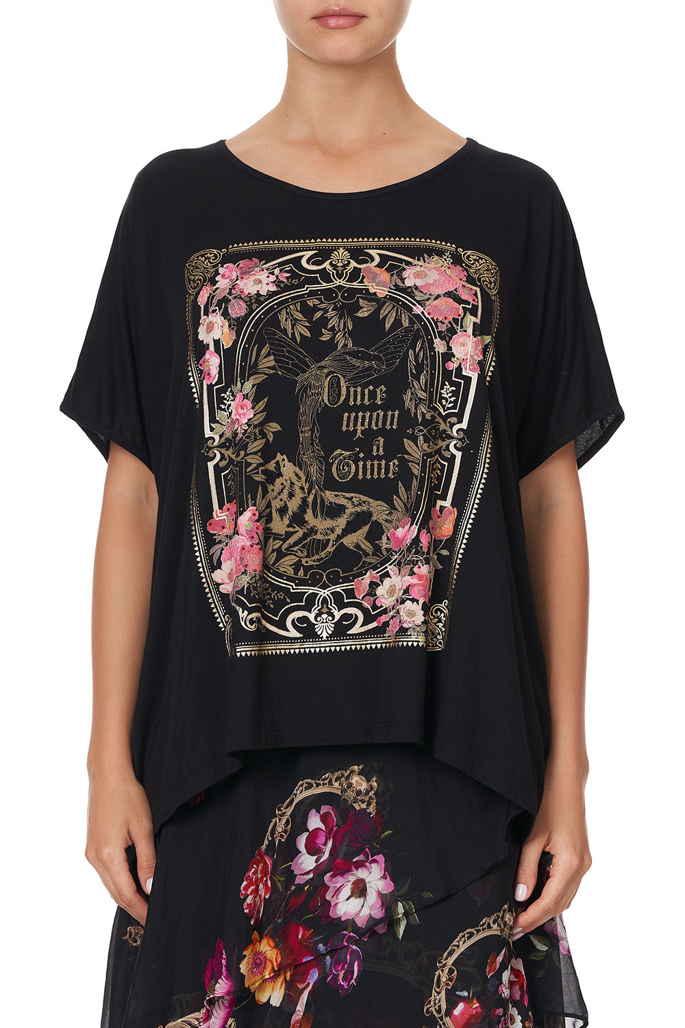 LOOSE FIT ROUND NECK TEE MIRROR MIRROR