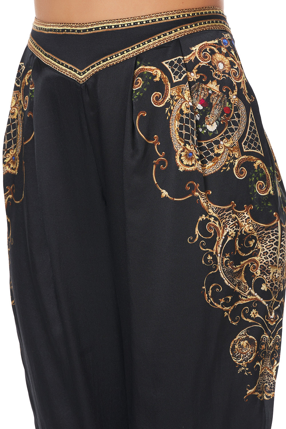 LOOSE PANT WITH DRAPED SIDE STUDIO 54