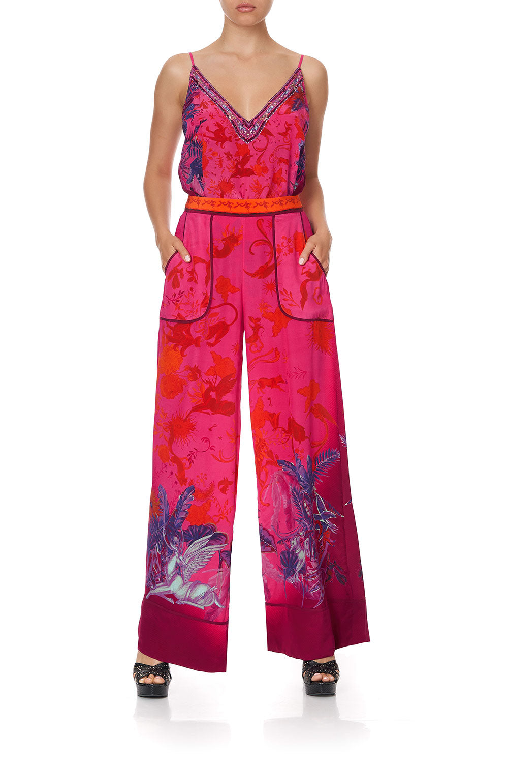 LOUNGE TROUSER WITH CUFFS TROPIC OF NEON