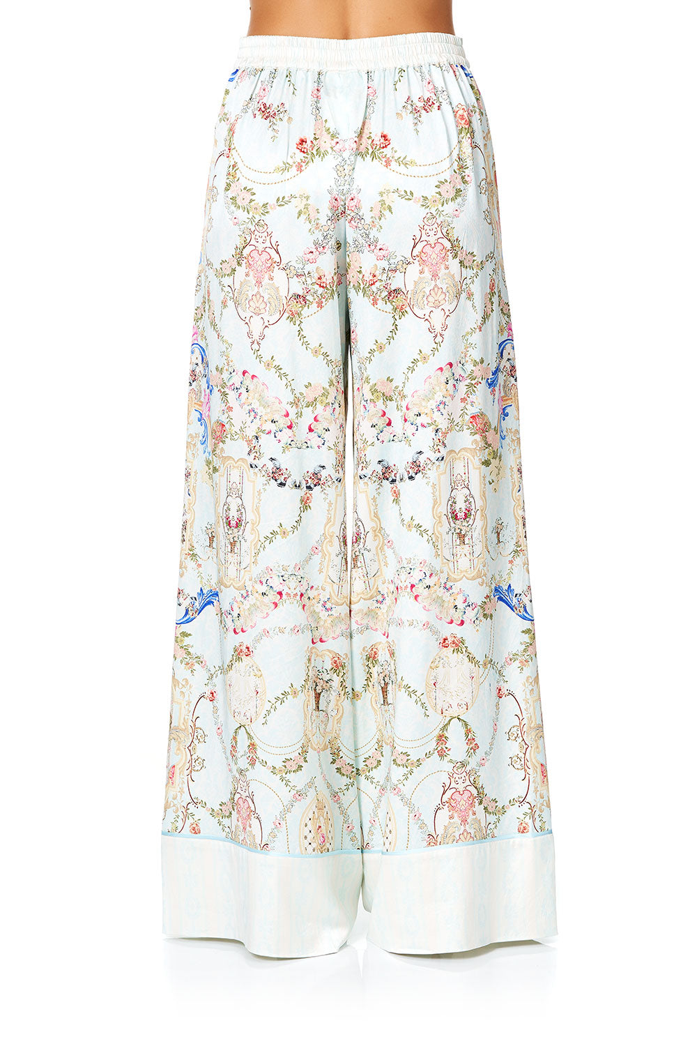 CAMILLA LOUNGE TROUSER WITH CUFFS VERSAILLES SKY