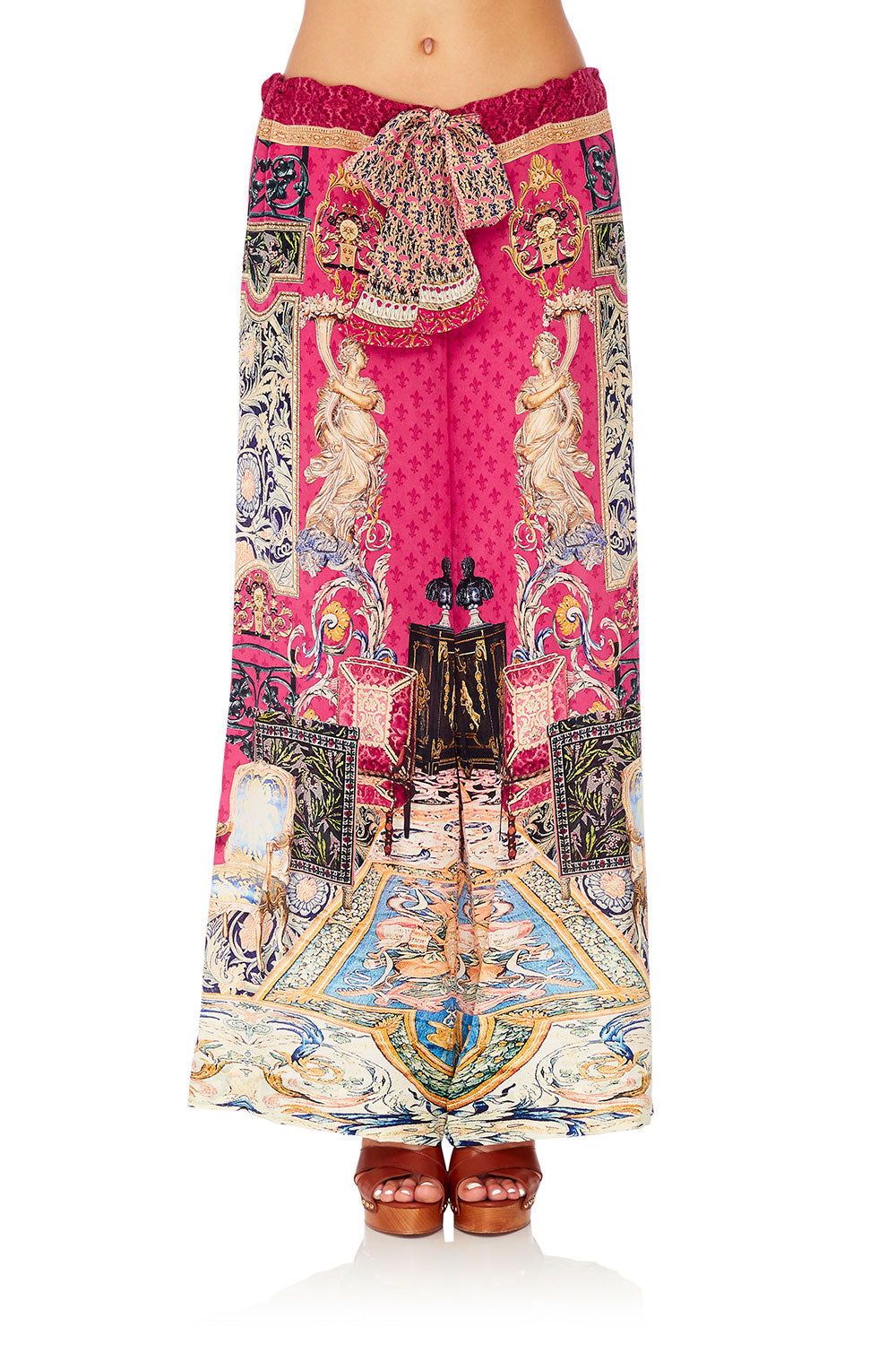 CAMILLA LOUNGE TROUSER WITH TIE WAIST LOUNGE HOUR