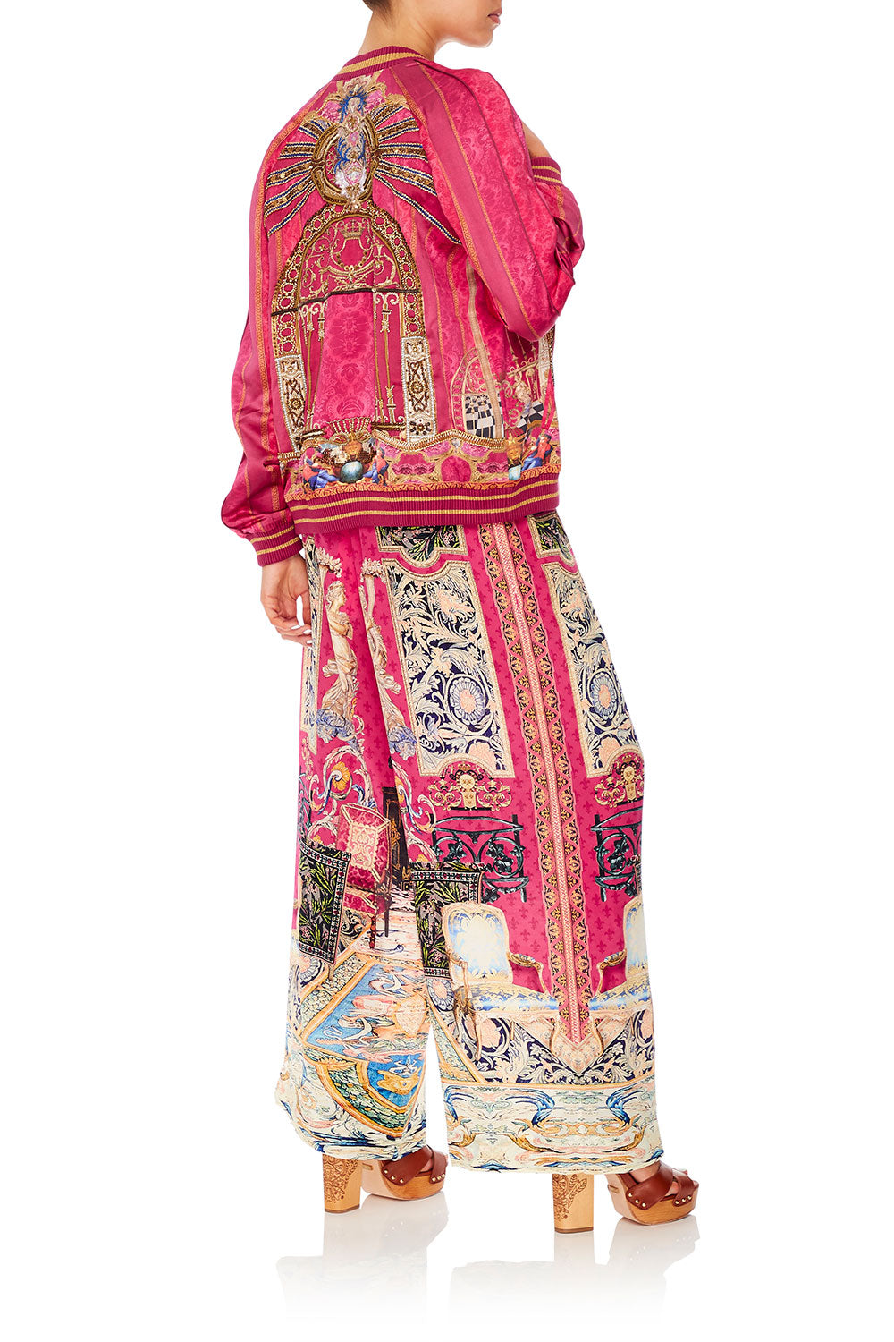 CAMILLA LOUNGE TROUSER WITH TIE WAIST LOUNGE HOUR