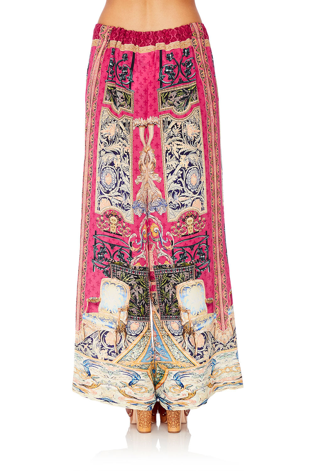 CAMILLA LOUNGE TROUSER WITH TIE WAIST LOUNGE HOUR