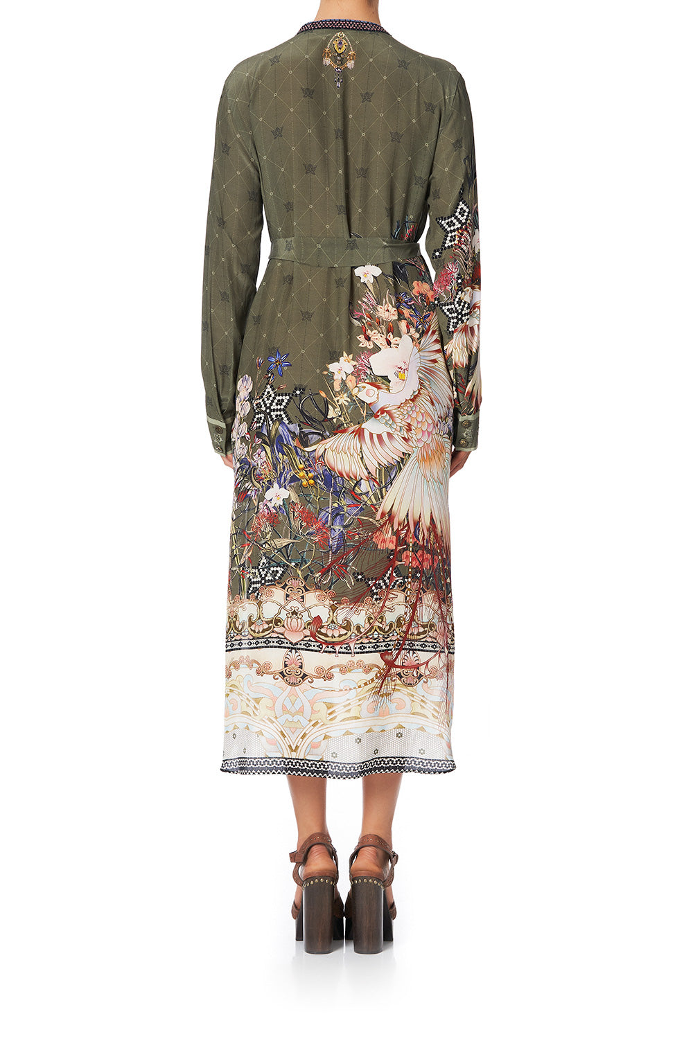 MID LENGTH SHIRT DRESS WATCHFUL WINGS