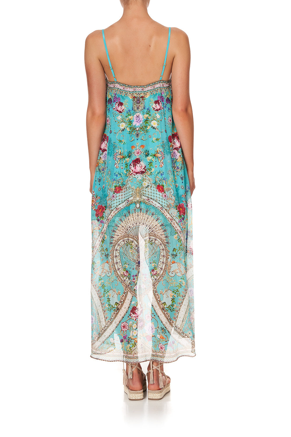 MINI DRESS WITH LONG OVERLAY A SONNET FOR SATINE