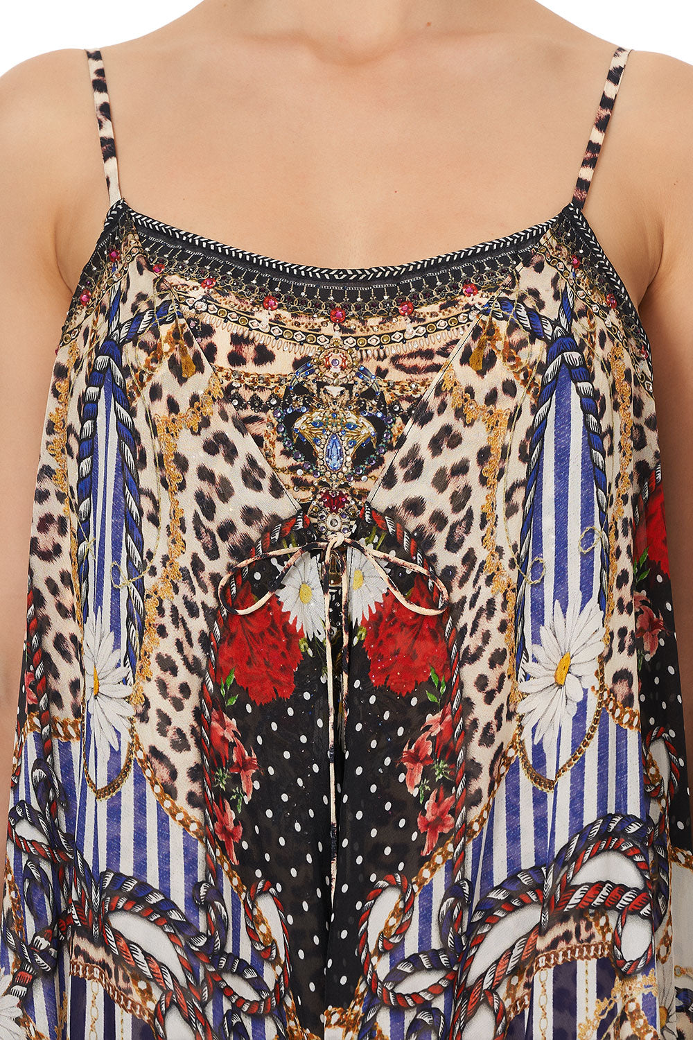 MINI DRESS WITH LONG OVERLAY DEAR BRIGITTE