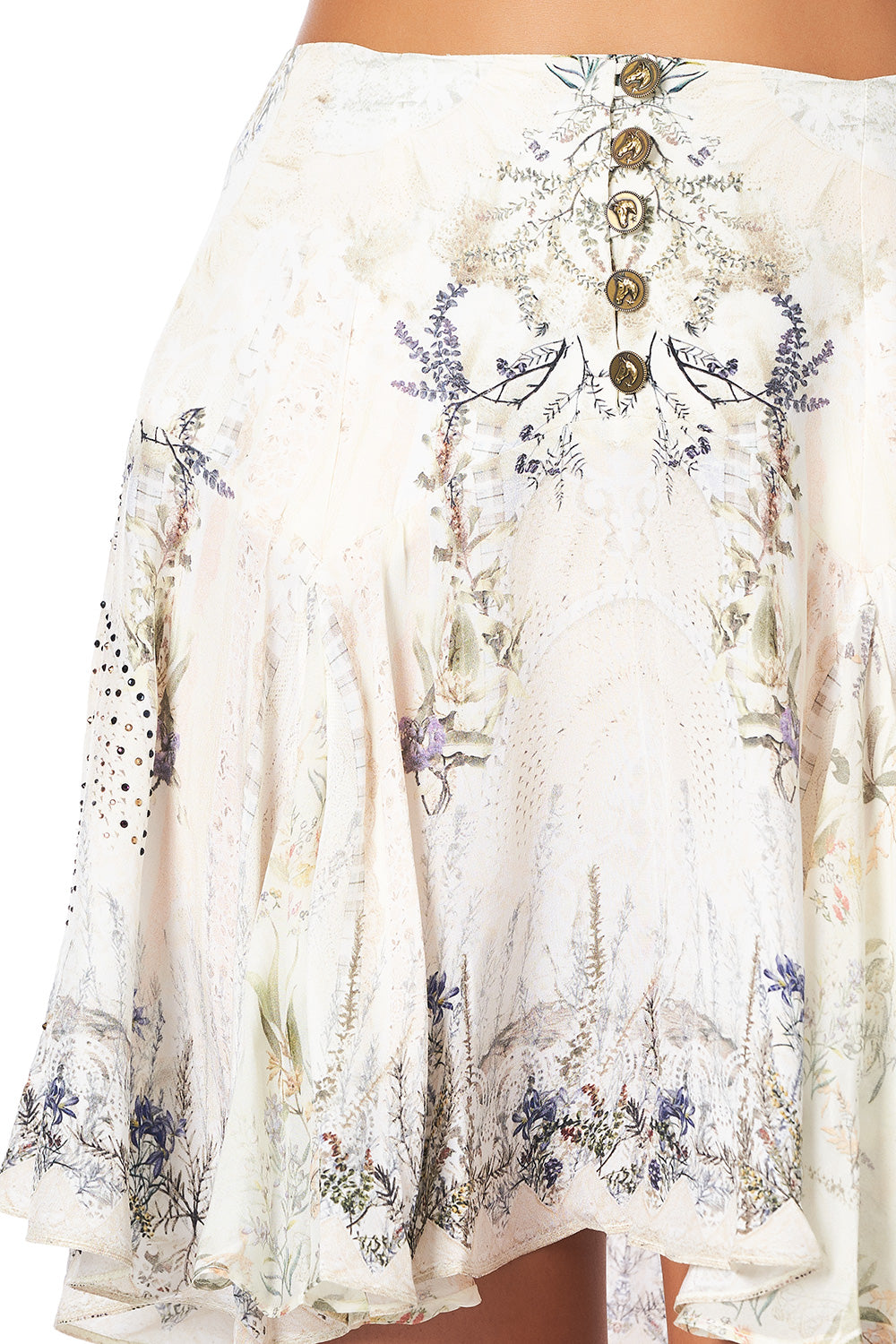 MINI SKIRT WITH SHAPED YOKE MEMORIES OF MOREE