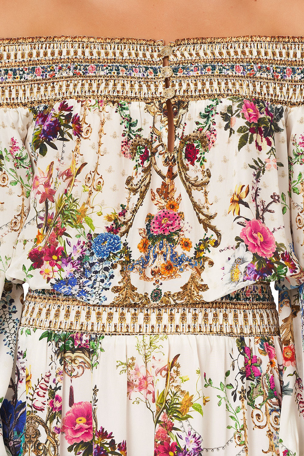 OFF SHOULDER SHORT DRESS BY THE MEADOW