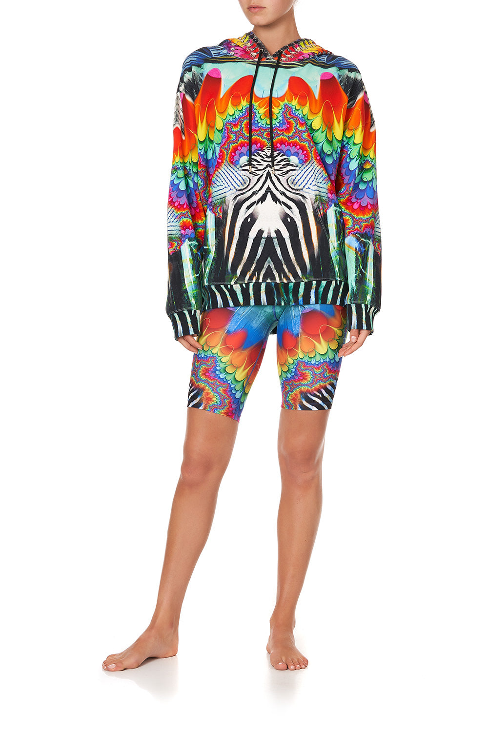 OVERSIZE BOYFRIEND HOODIE RAINBOW GATHERING