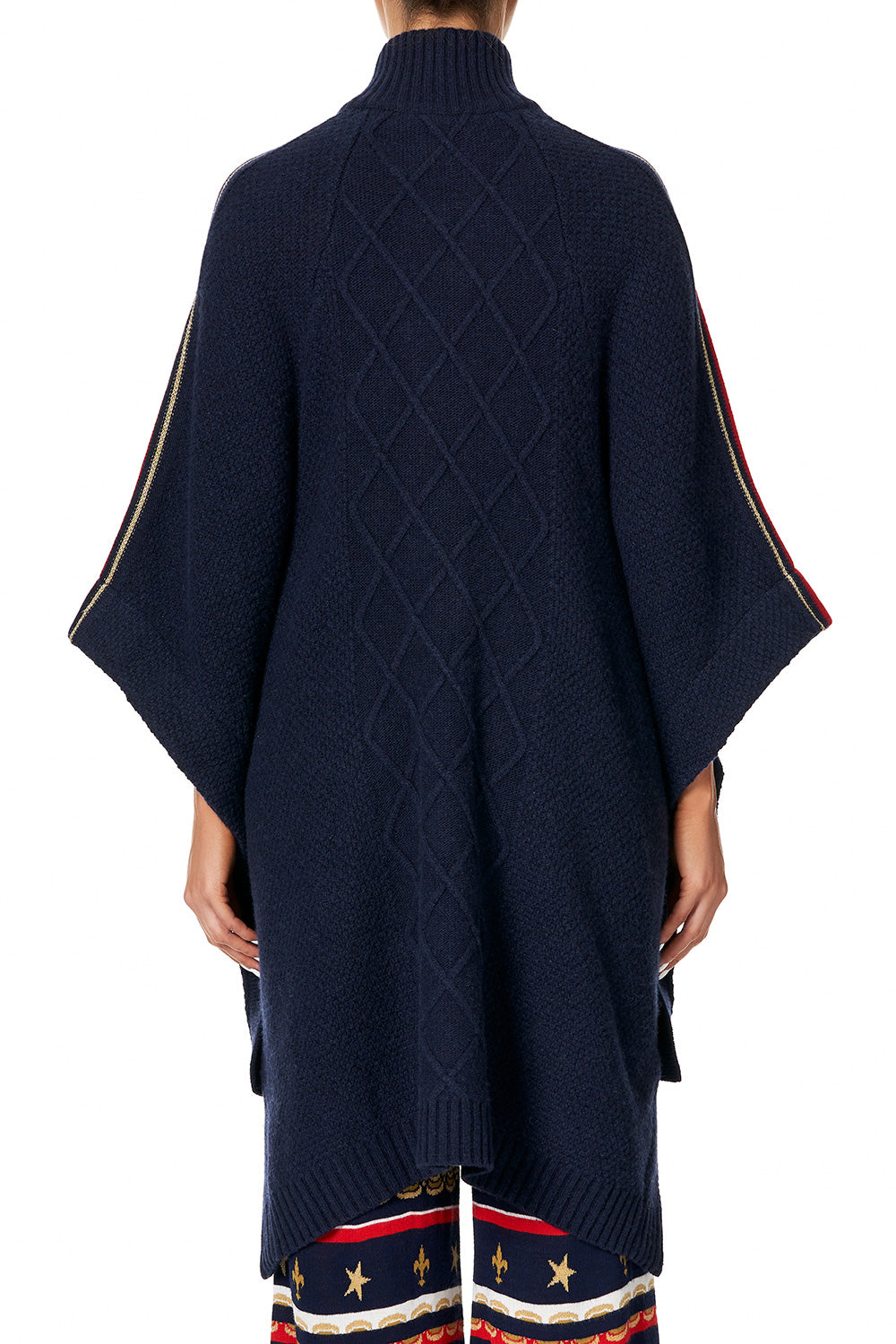 CAMILLA OVERSIZED CABLE KNIT COSTUME PARTY