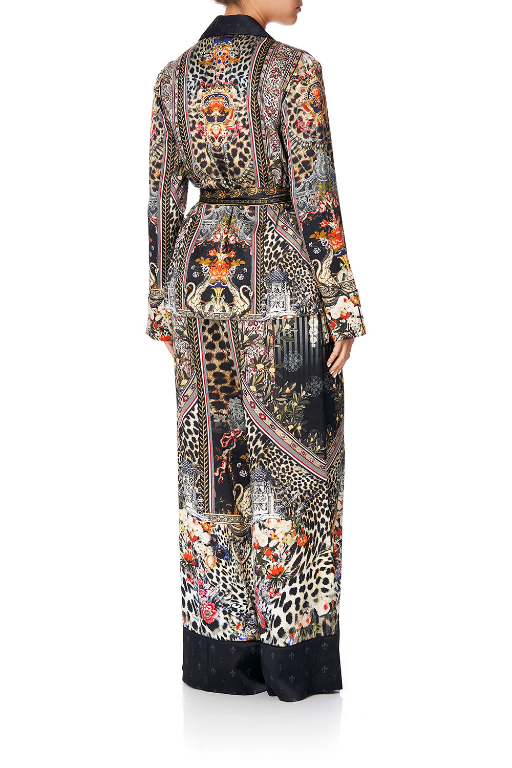 CAMILLA PAJAMA SUIT JACKET MARAIS AT MIDNIGHT