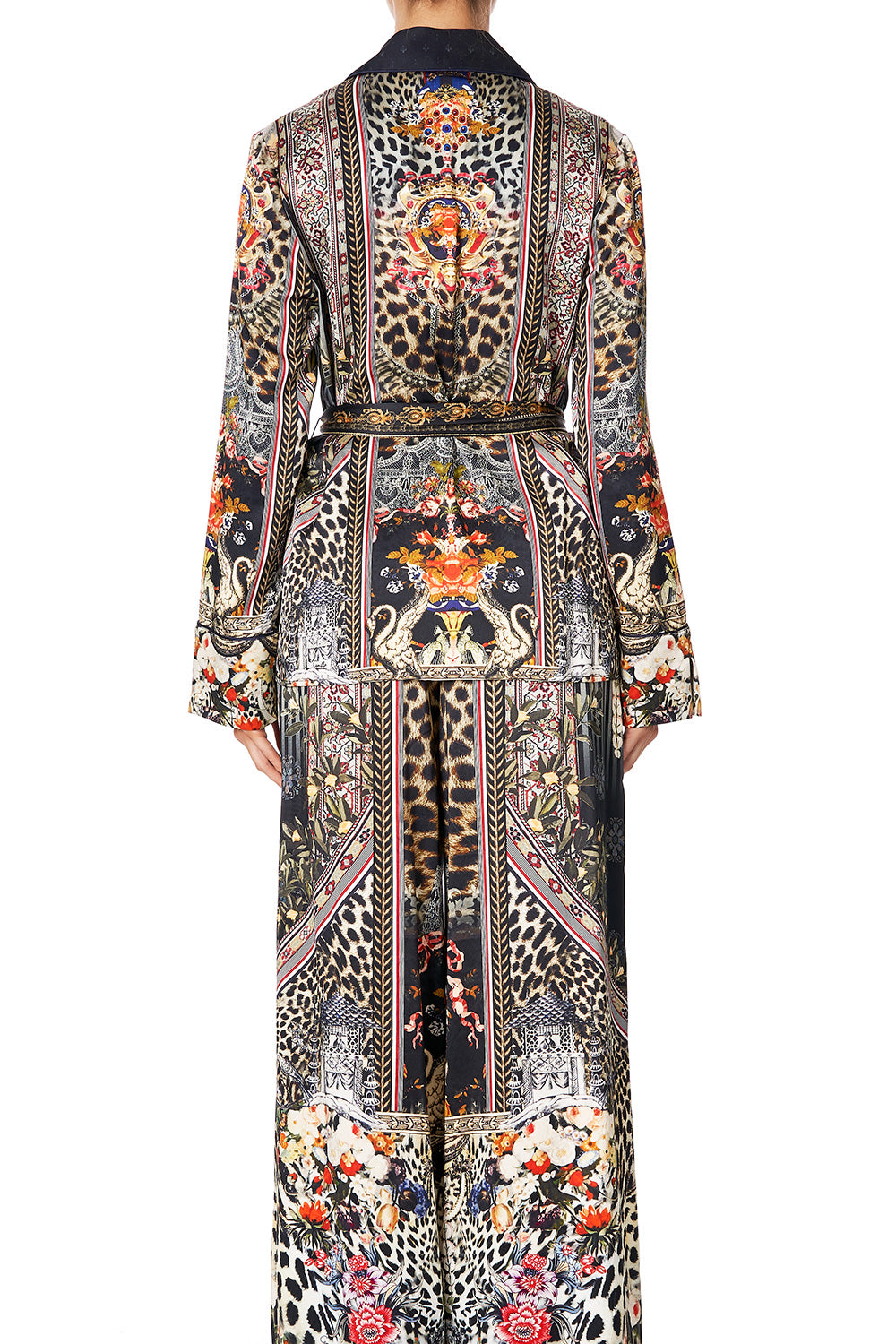 CAMILLA PAJAMA SUIT JACKET MARAIS AT MIDNIGHT