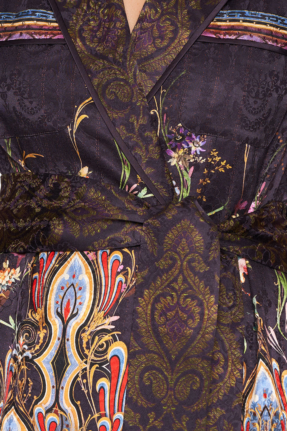 CAMILLA PAJAMA SUIT JACKET WILD FLOWER