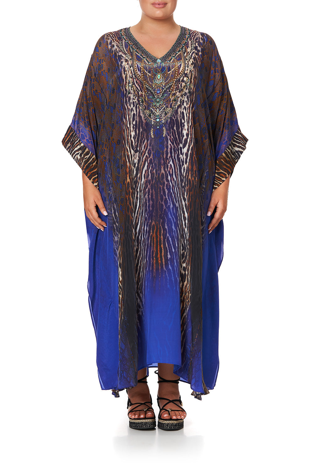 PANELLED SLEEVE KAFTAN KOMODO QUEEN