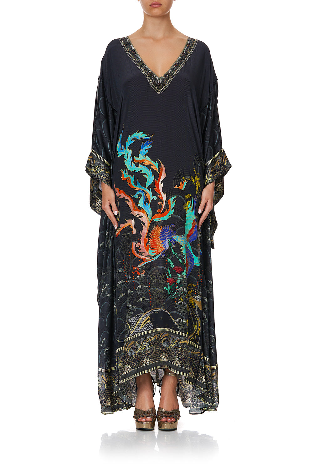 PANELLED SLEEVE KAFTAN WISE WINGS