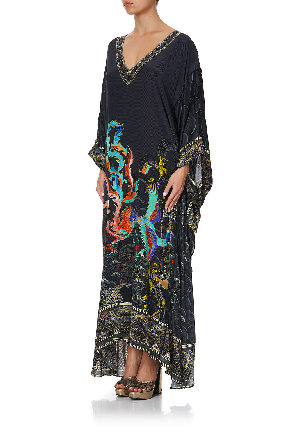 PANELLED SLEEVE KAFTAN WISE WINGS