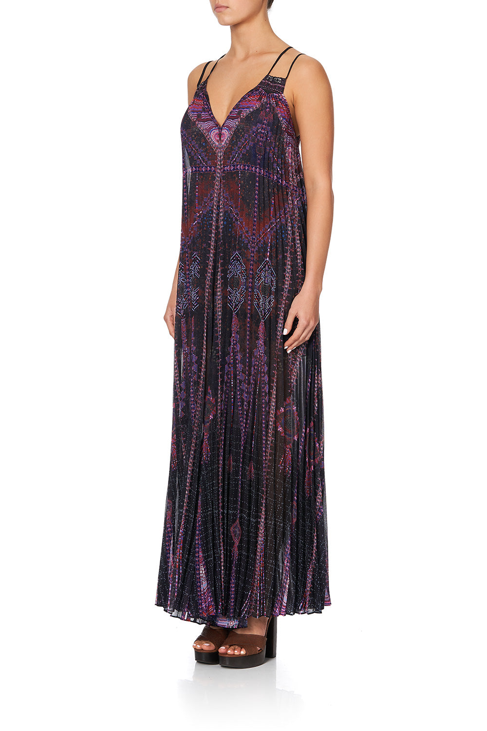 PLEATED JUMPSUIT WITH YOKE MINA MINA