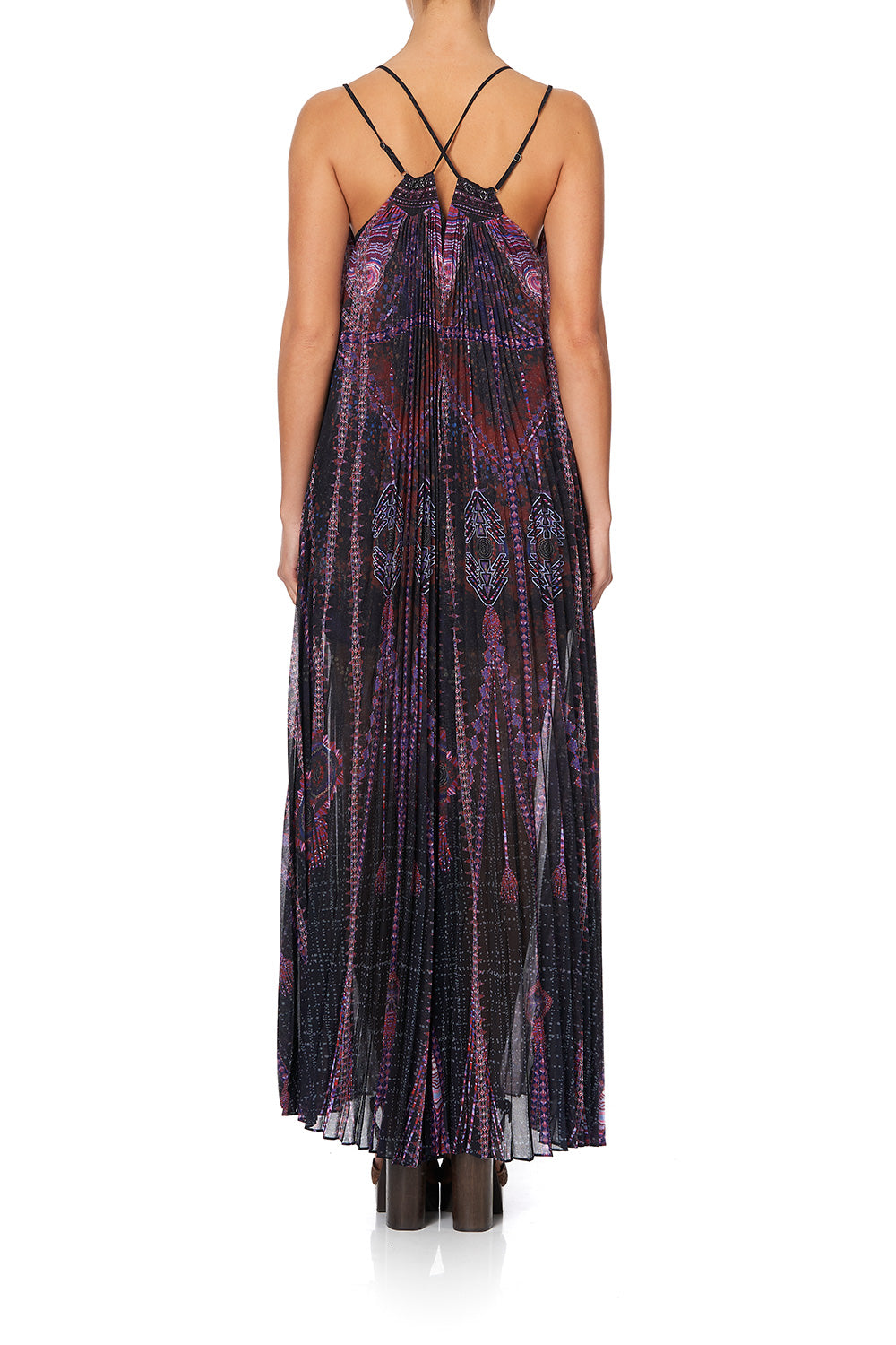 PLEATED JUMPSUIT WITH YOKE MINA MINA