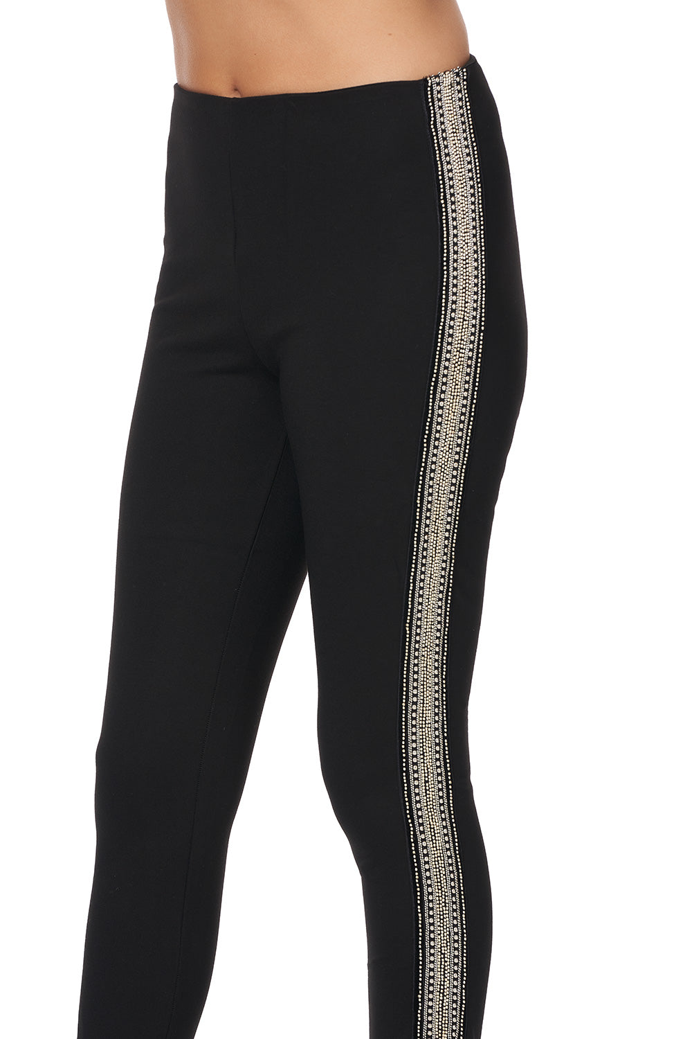 PONTE PANT WITH SIDE PANEL MIDNIGHT PEARL