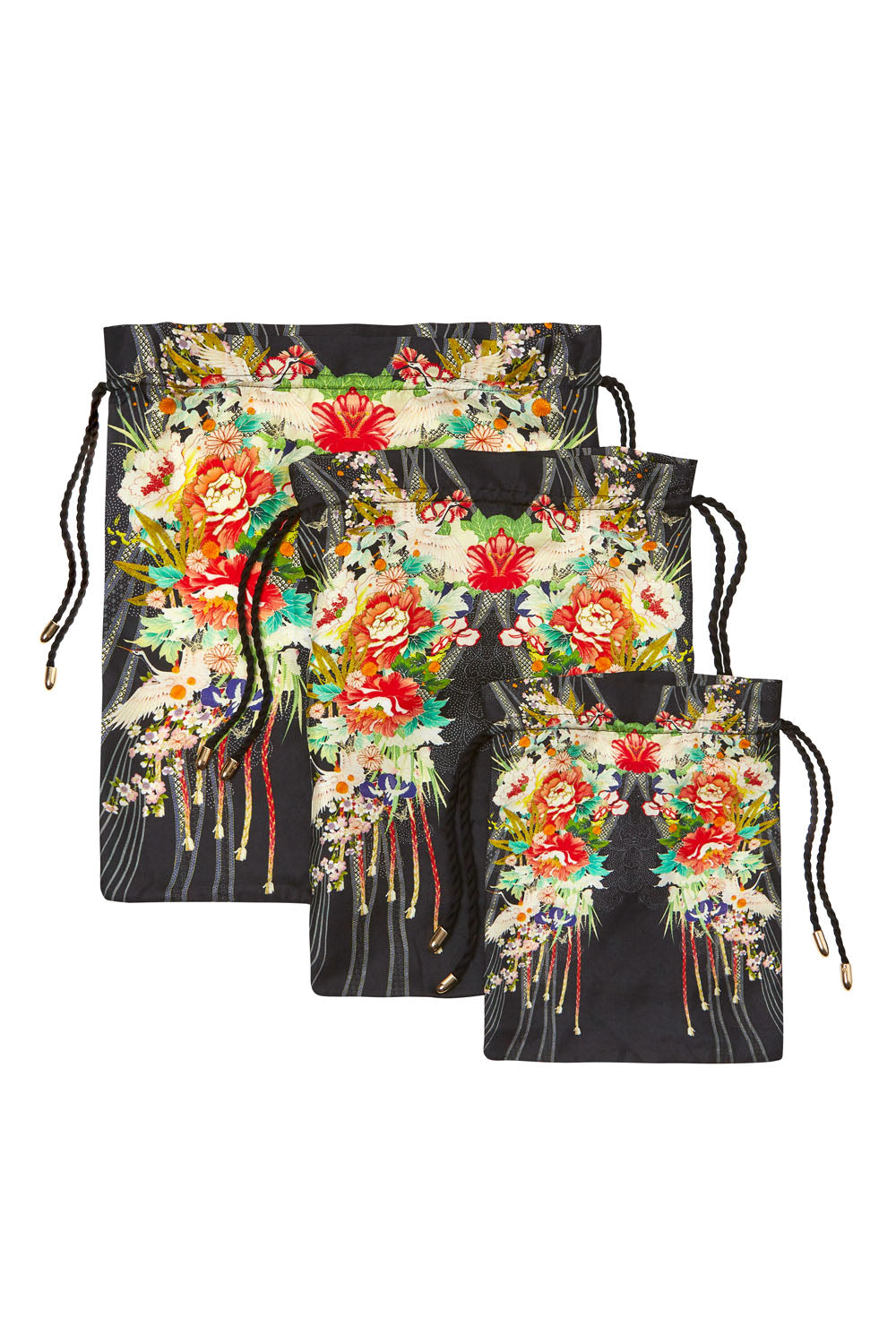 SET OF 3 TRAVEL BAGS QUEEN OF KINGS