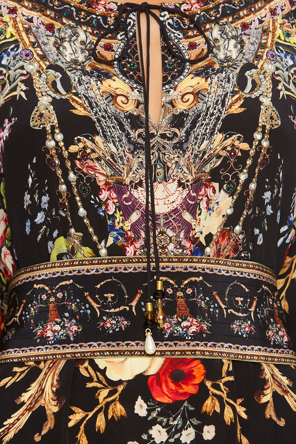 RAGLAN SLEEVE DRESS FRIEND IN FLORA