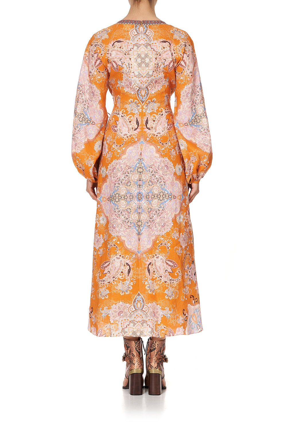 RAGLAN SLEEVE LACE UP DRESS MARRAKESH MAIDEN