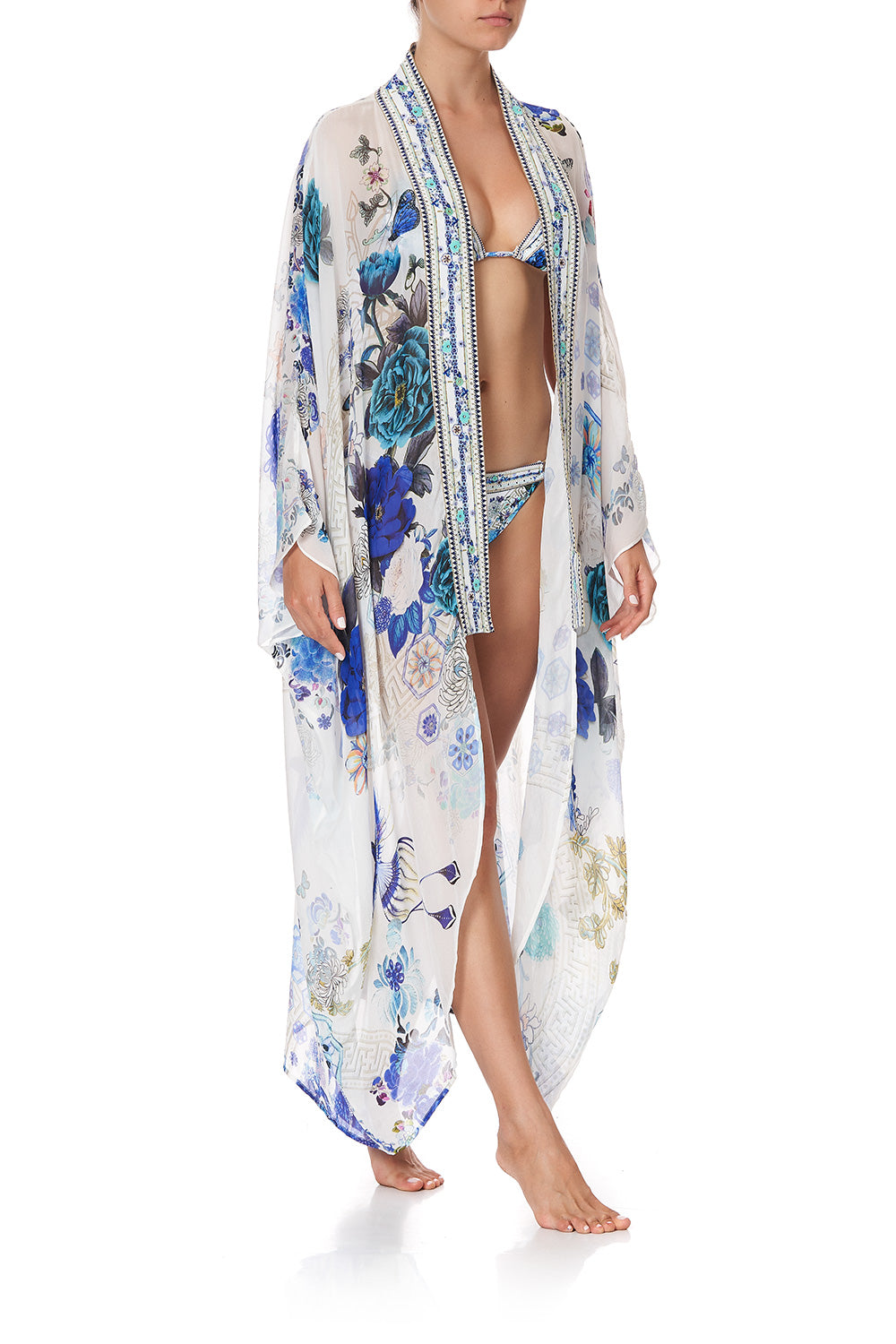 RING TIE SIDE PANT WHITE SIDE OF THE MOON