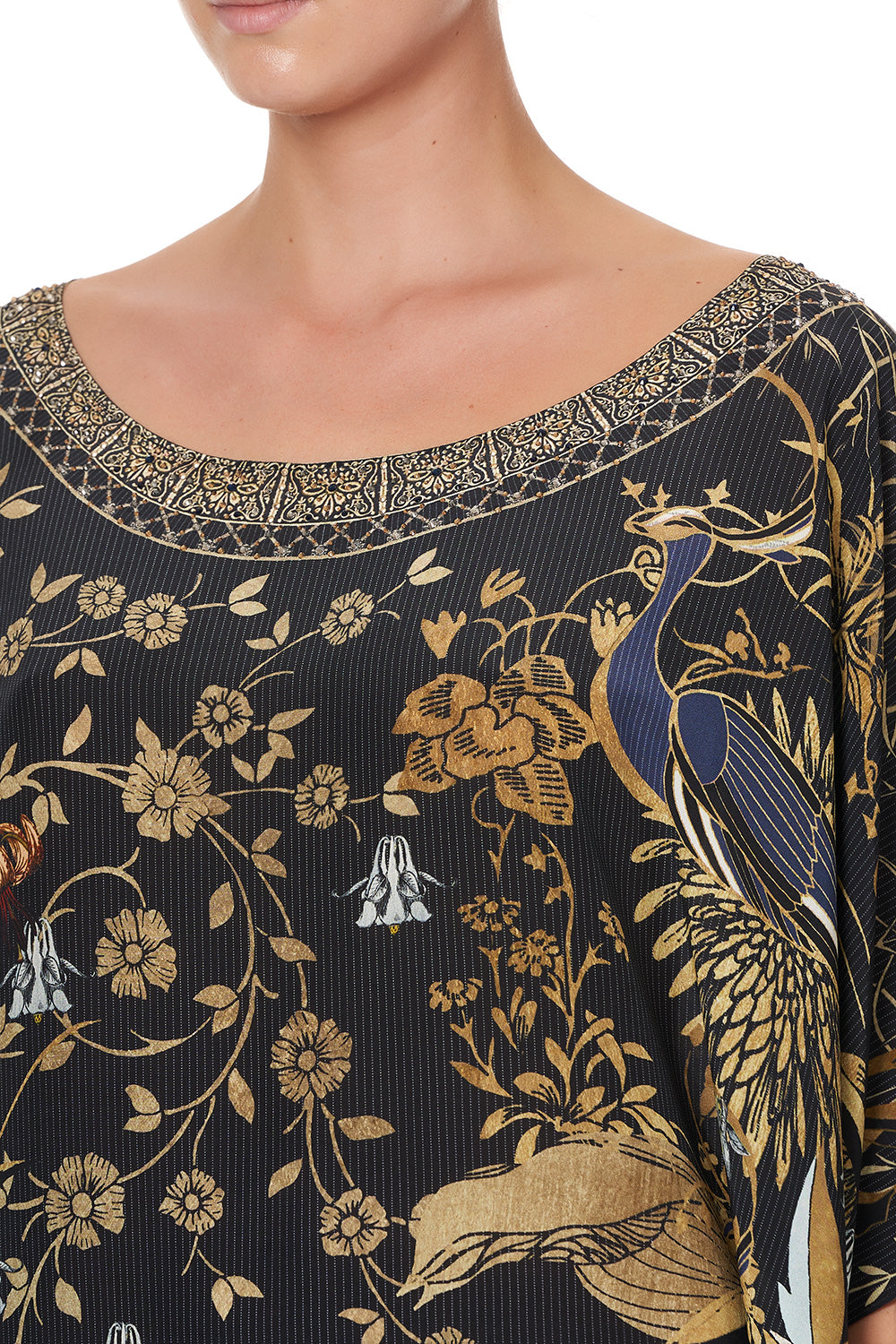 ROUND NECK KAFTAN THE JEWELLED ARROW