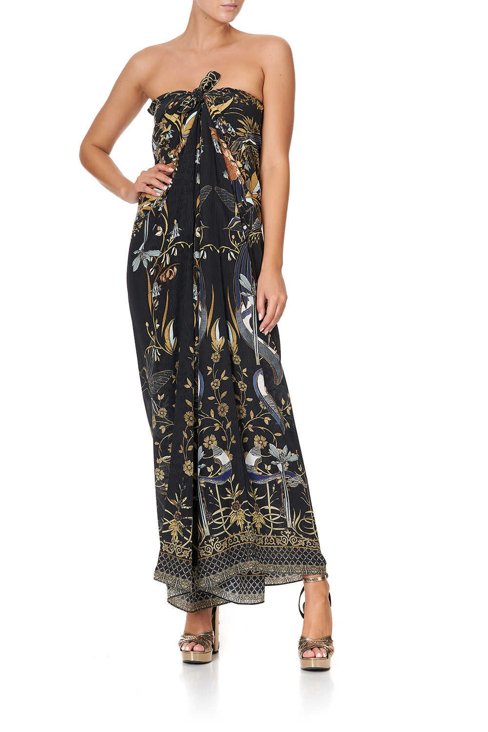 ROUND NECK KAFTAN THE JEWELLED ARROW