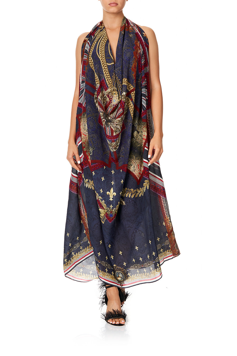 CAMILLA ROUND NECK KAFTAN THIS CHARMING WOMAN