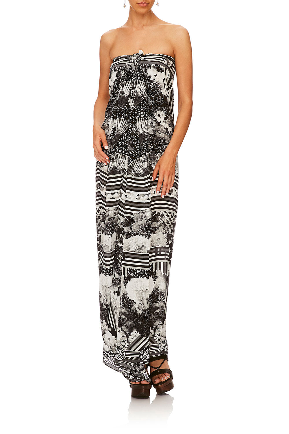 CAMILLA WILD MOONCHILD ROUND NECK KAFTAN